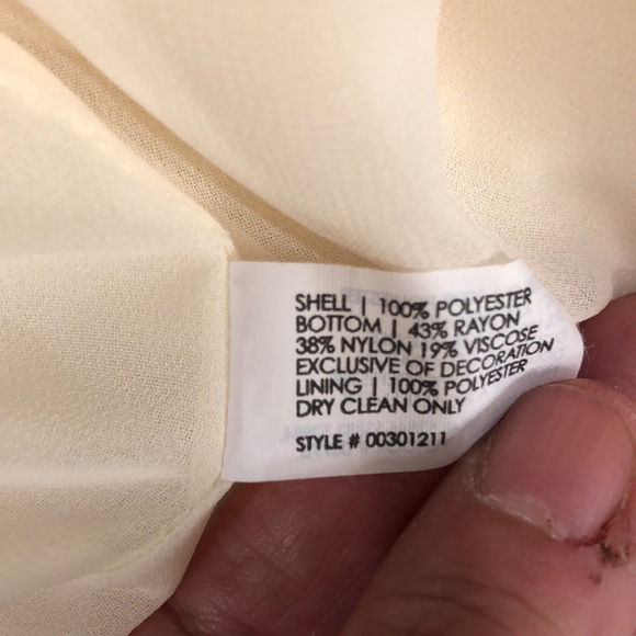 Club Monoco cream pleated skirt with beading on borders - Picture 8 of 8